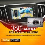 360-Degree Camera Control of Maruti Baleno