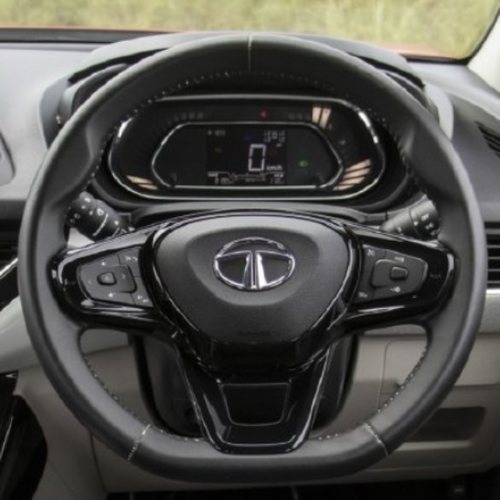 Tata Nexon new model steering wheel audio controller