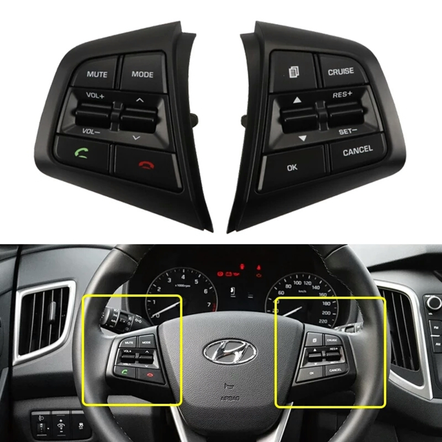 Hyundai Creta Steering Audio Control