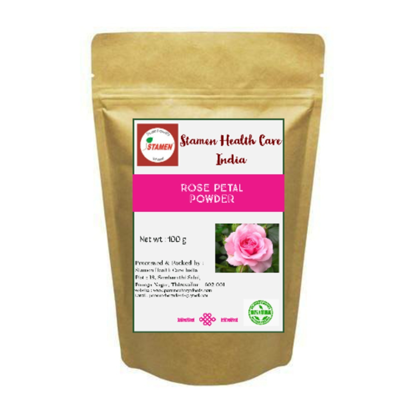 Rose Petal Powder - 100g