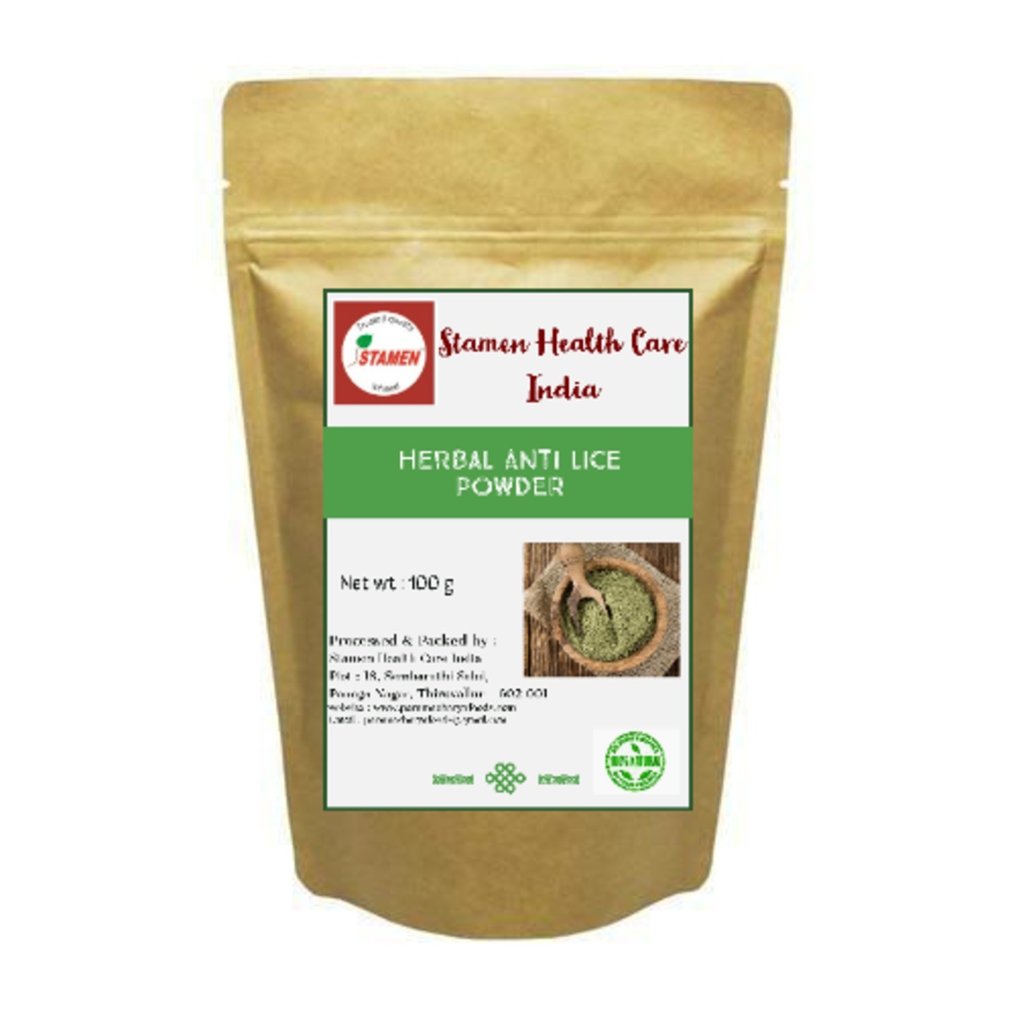 Herbal Anti Lice powder 100g