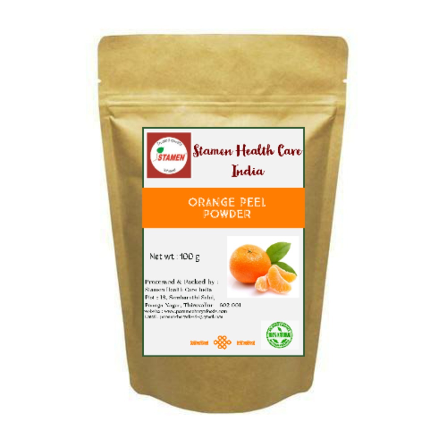 Orange Peel Powder - 100g