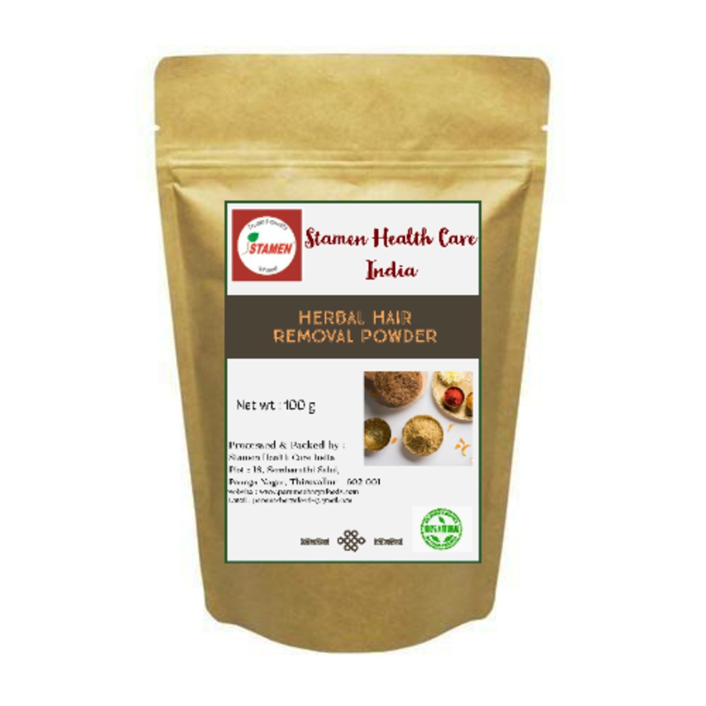 Herbal Hair Removal Powder - 100g