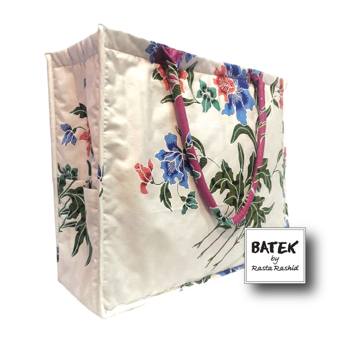 ALL PURPOSE BATEK BAG - IS12 - FUSHIA WHITE