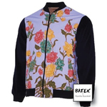BOMBER JACKET TEENAGER - JF03 - LILAC YELLOW FLOWER