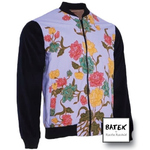 BOMBER JACKET TEENAGER - JF03 - LILAC YELLOW FLOWER