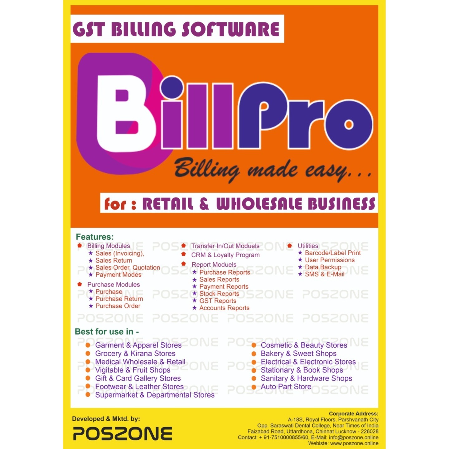 BillPro - GST Billing Software