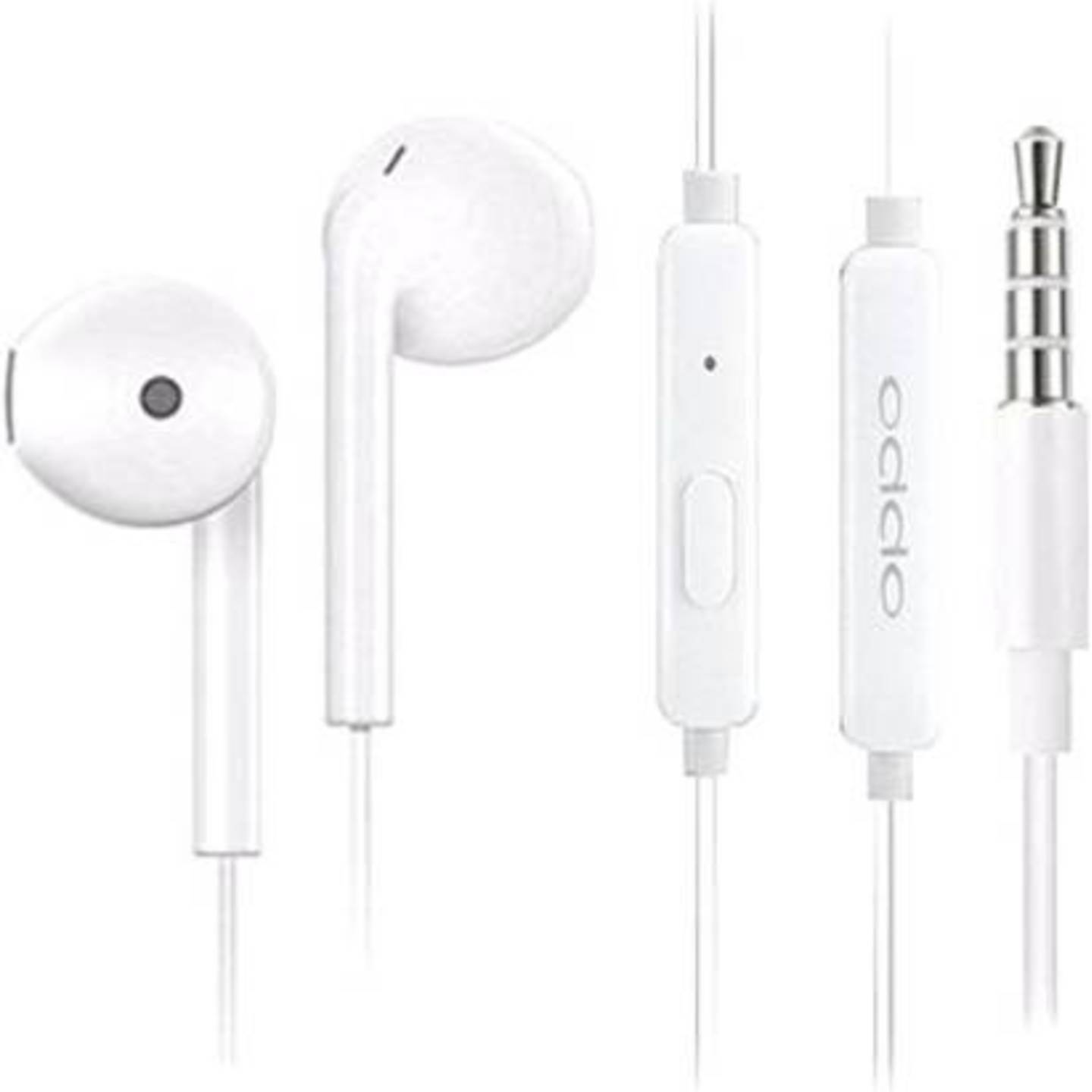 OPPO Earphone Wired Headset  White, Wired in the ear