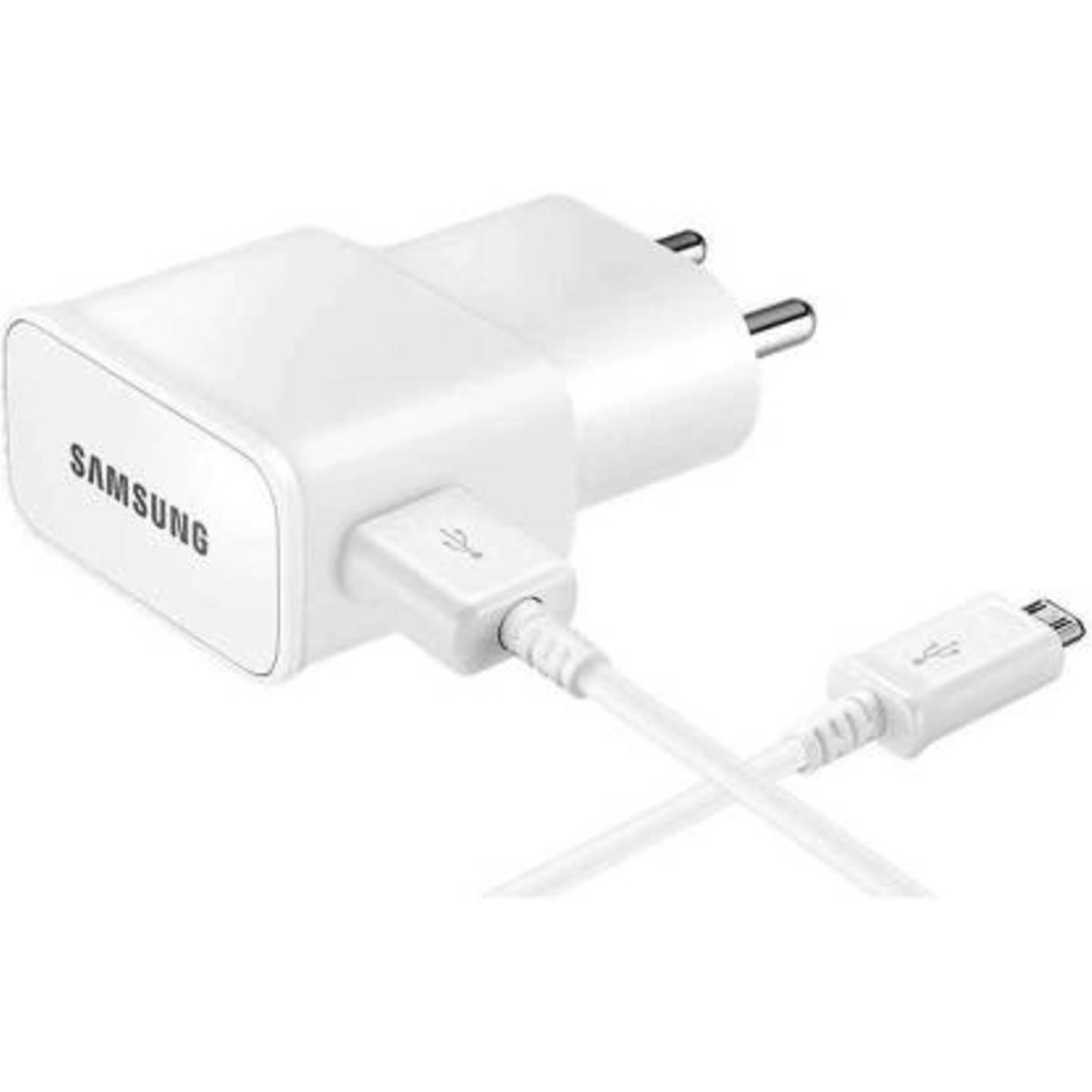 Samsung TA20IW Fast 1 A Mobile Charger with Detachable Cable  White