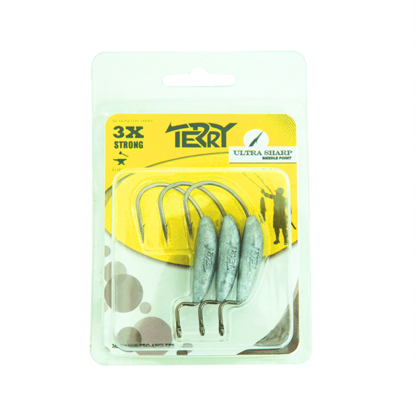 Terry Weighted Worm Hooks