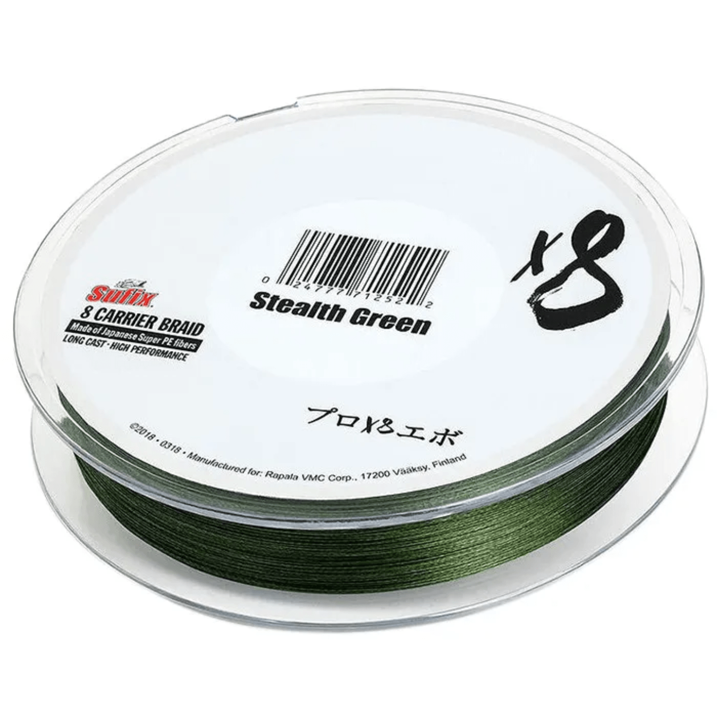 Sufix x8 Braid Line Stealth Green