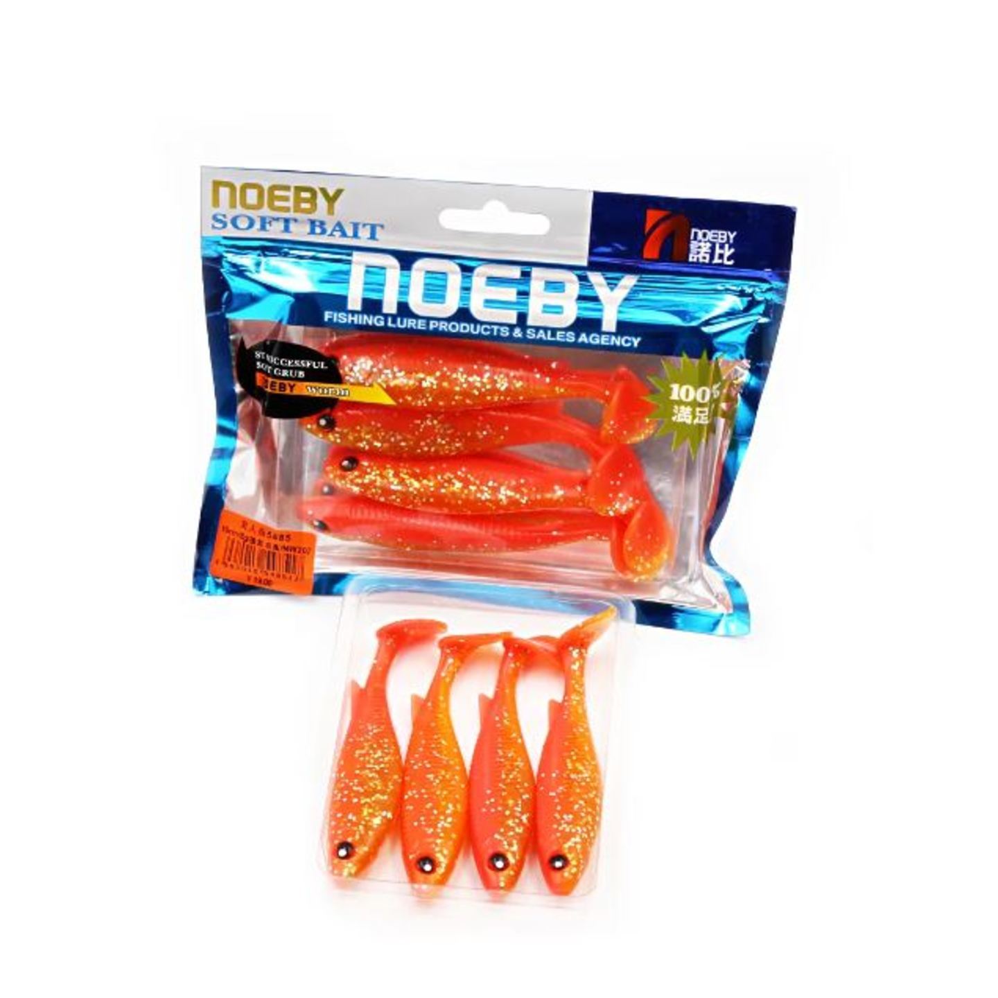 Noeby Rubber Shads 100mm