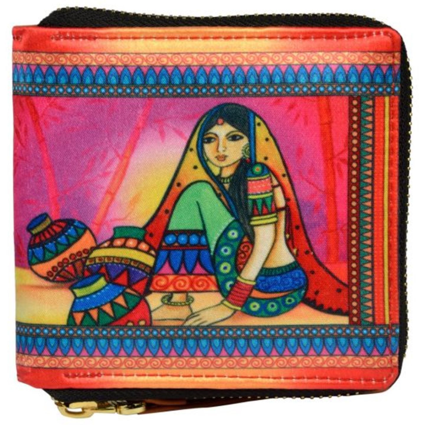 Womens Wallet Multi-Colored, W04-02