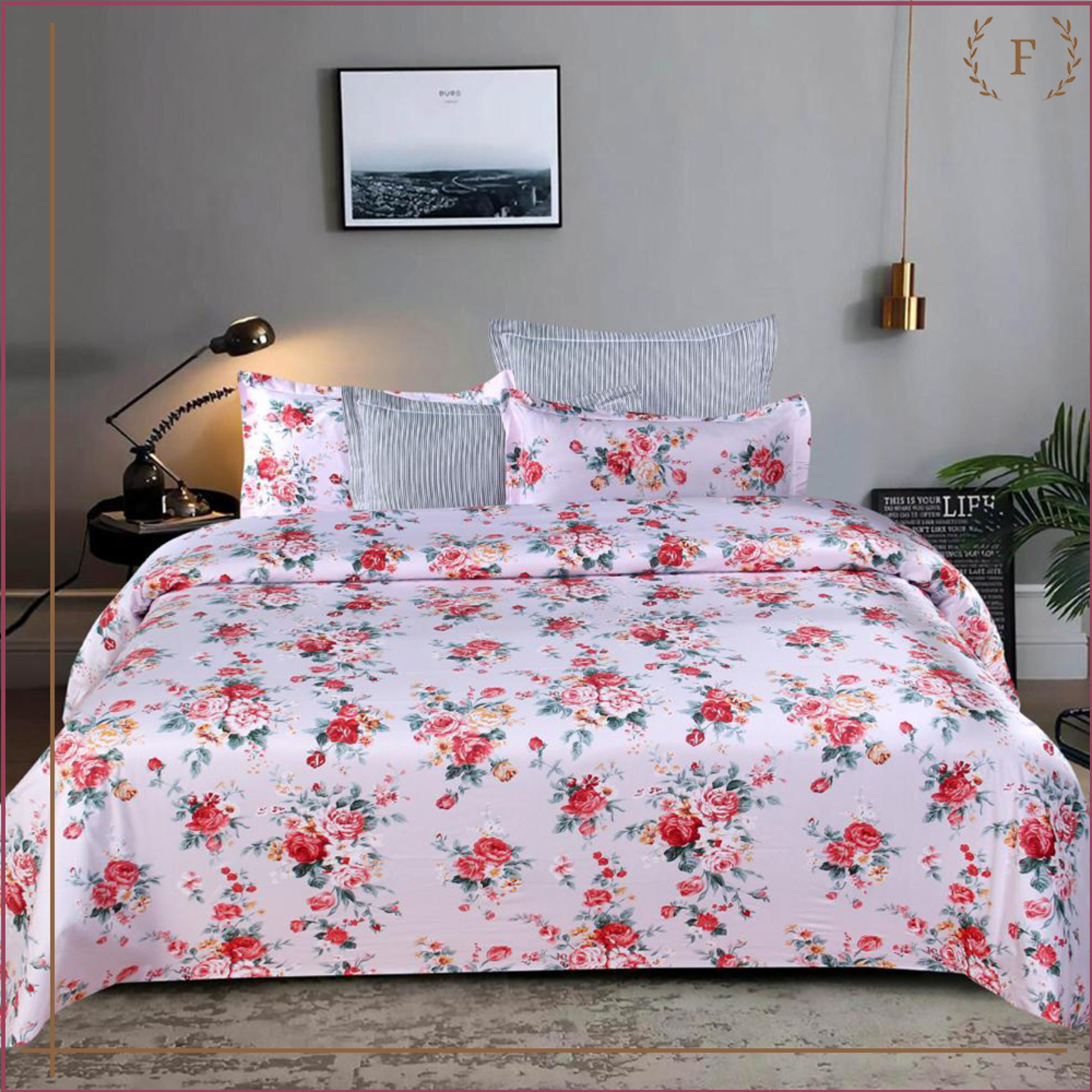 VEGA King Size Bed Sheet | Pure Cotton | Double Bed Sheet
