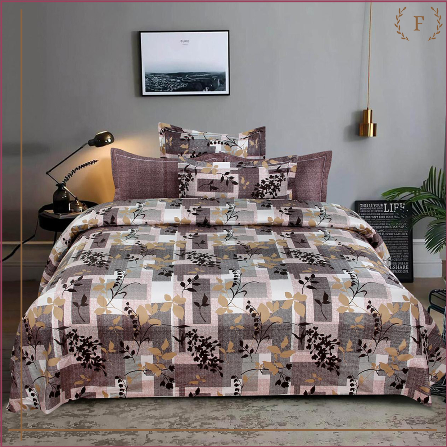 VEGA King Size Bed Sheet | Pure Cotton | Double Bed Sheet