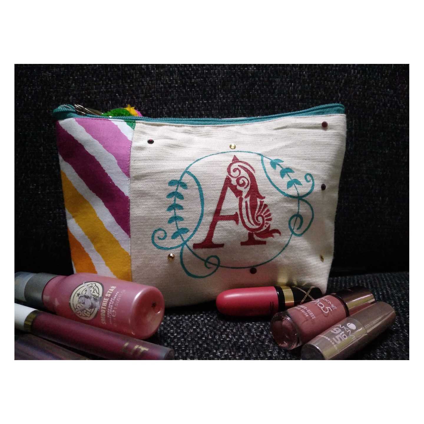Hand Painting Makeup Pouch 