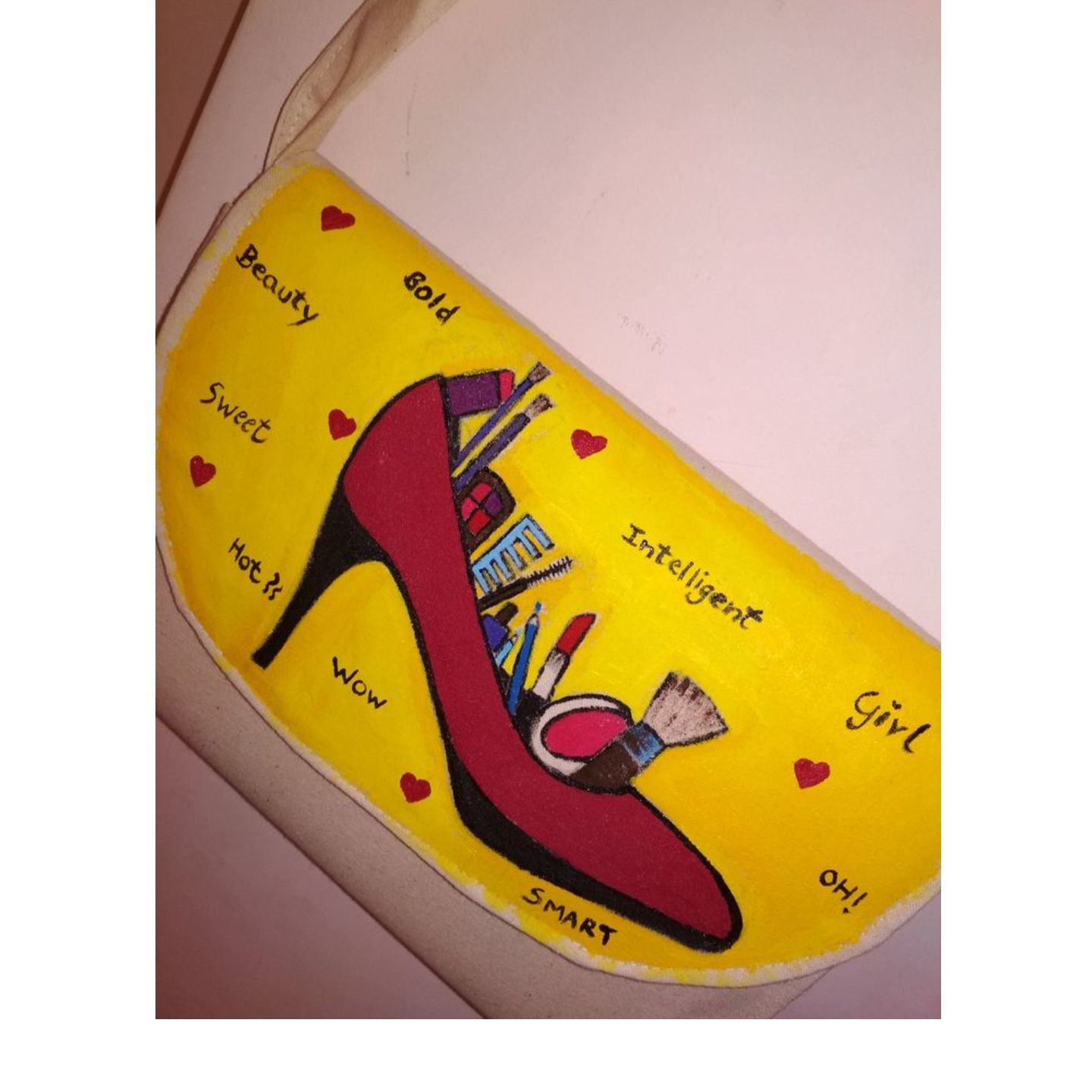 Hand Painting Makeup Pouch 