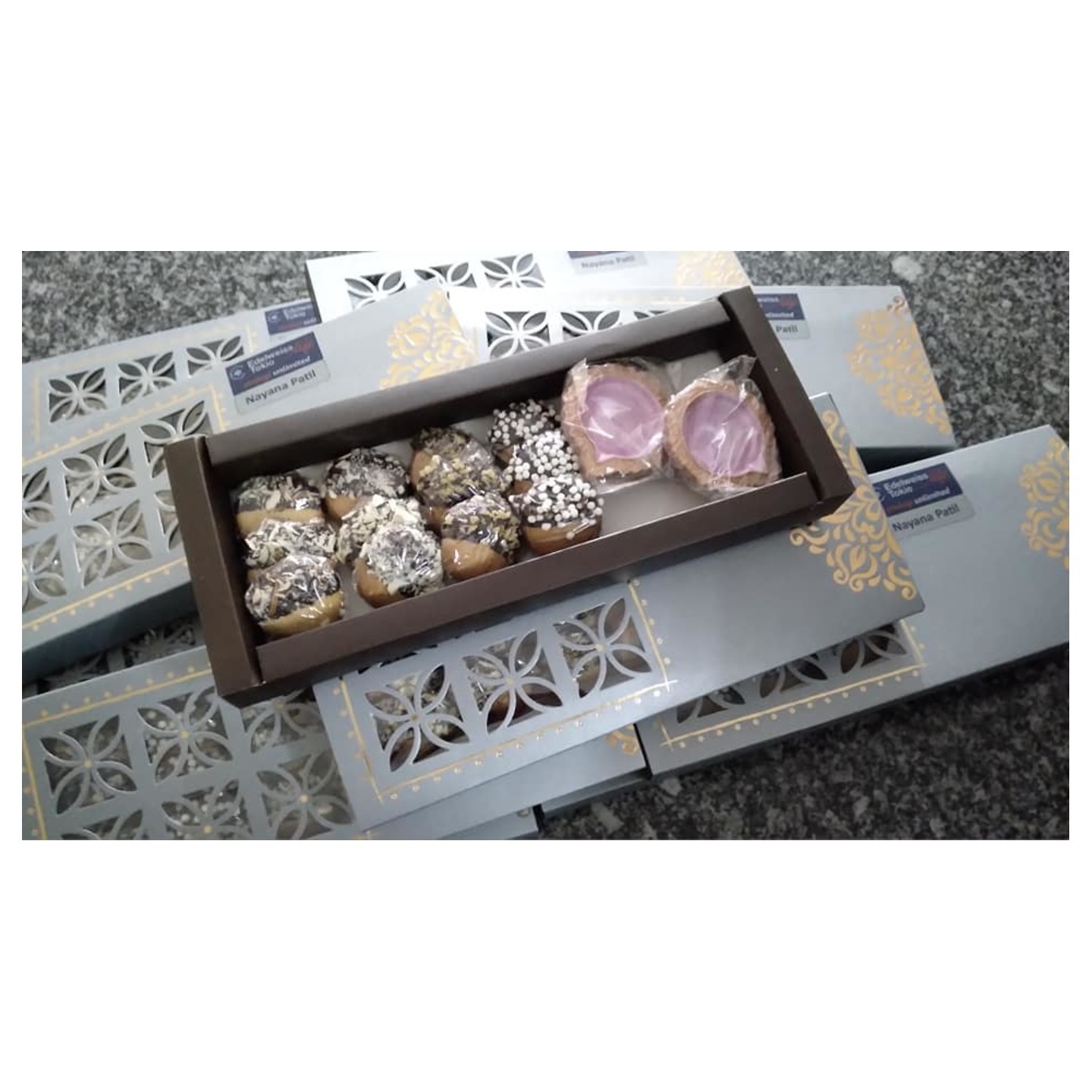 Hand Painting Diwali box 