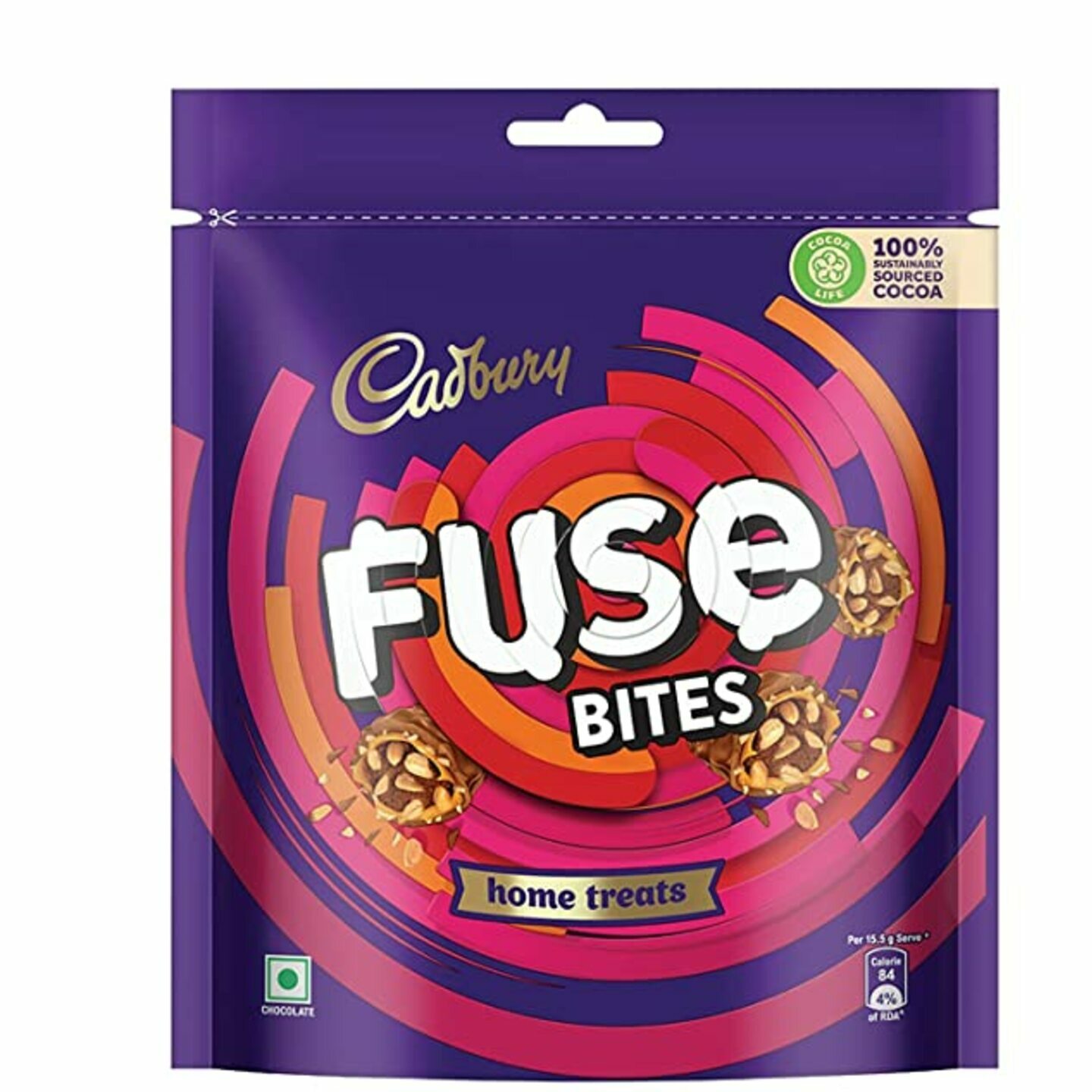 Cadbury Fuse Peanut & Caramel filled Chocolate Home Treats