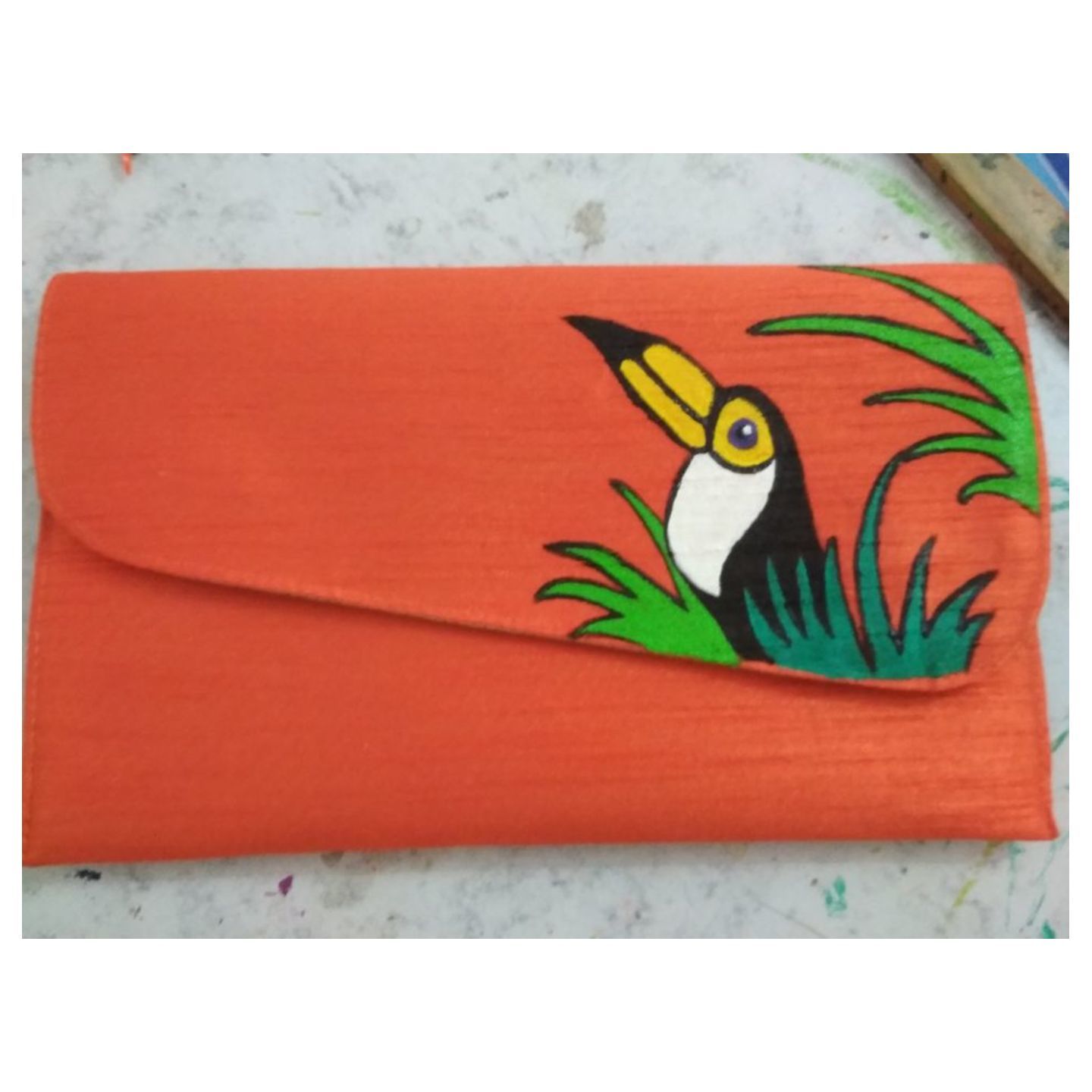 Hand Painting Makeup Pouch 