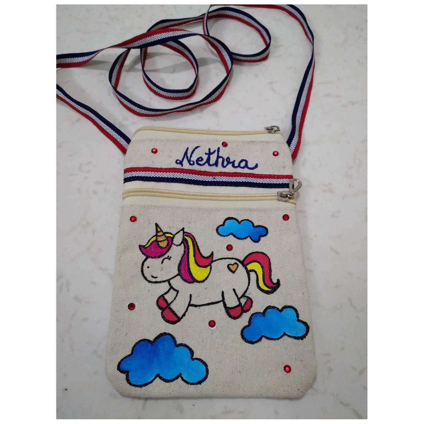 Hand Painting site purse