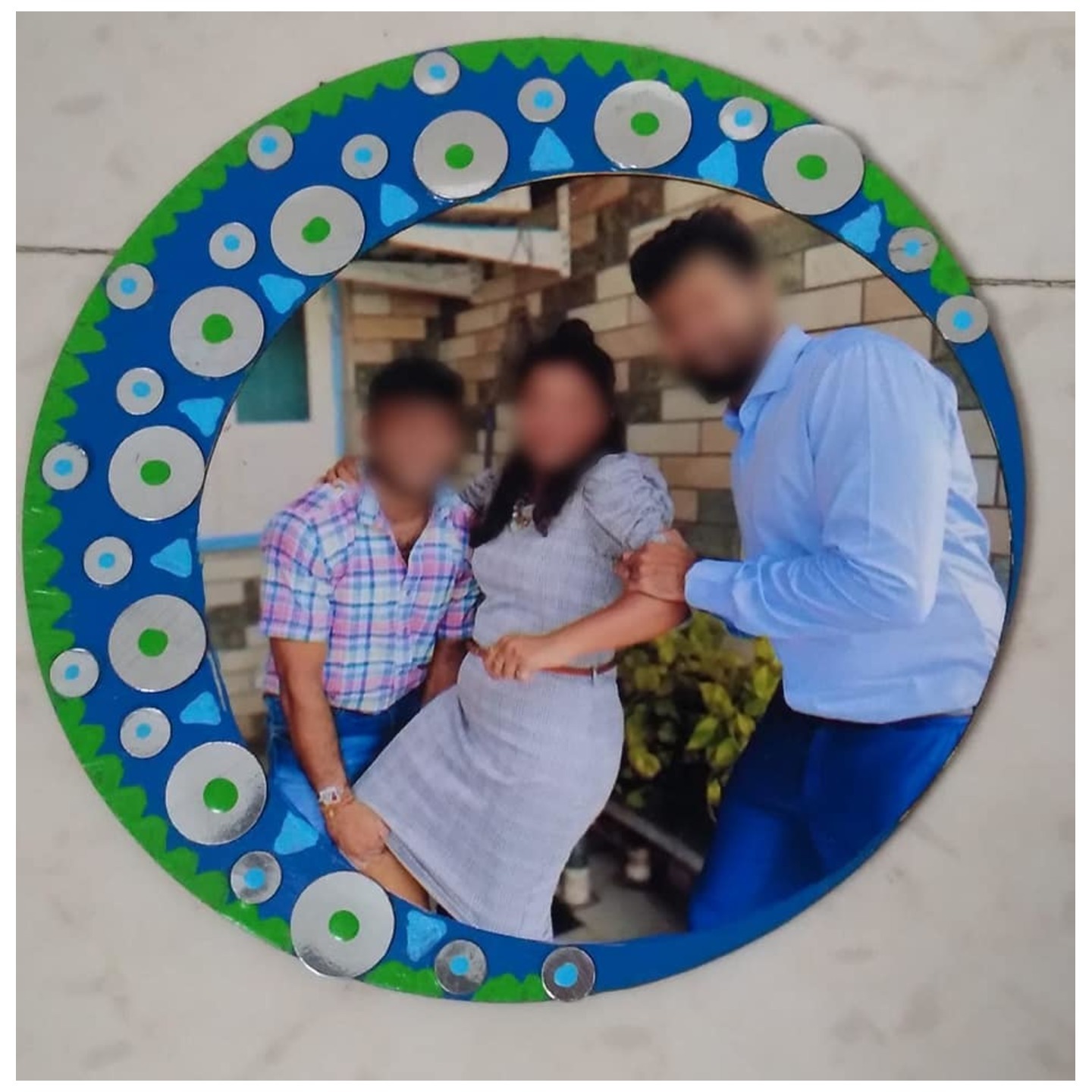 Hand Painting photo frame 