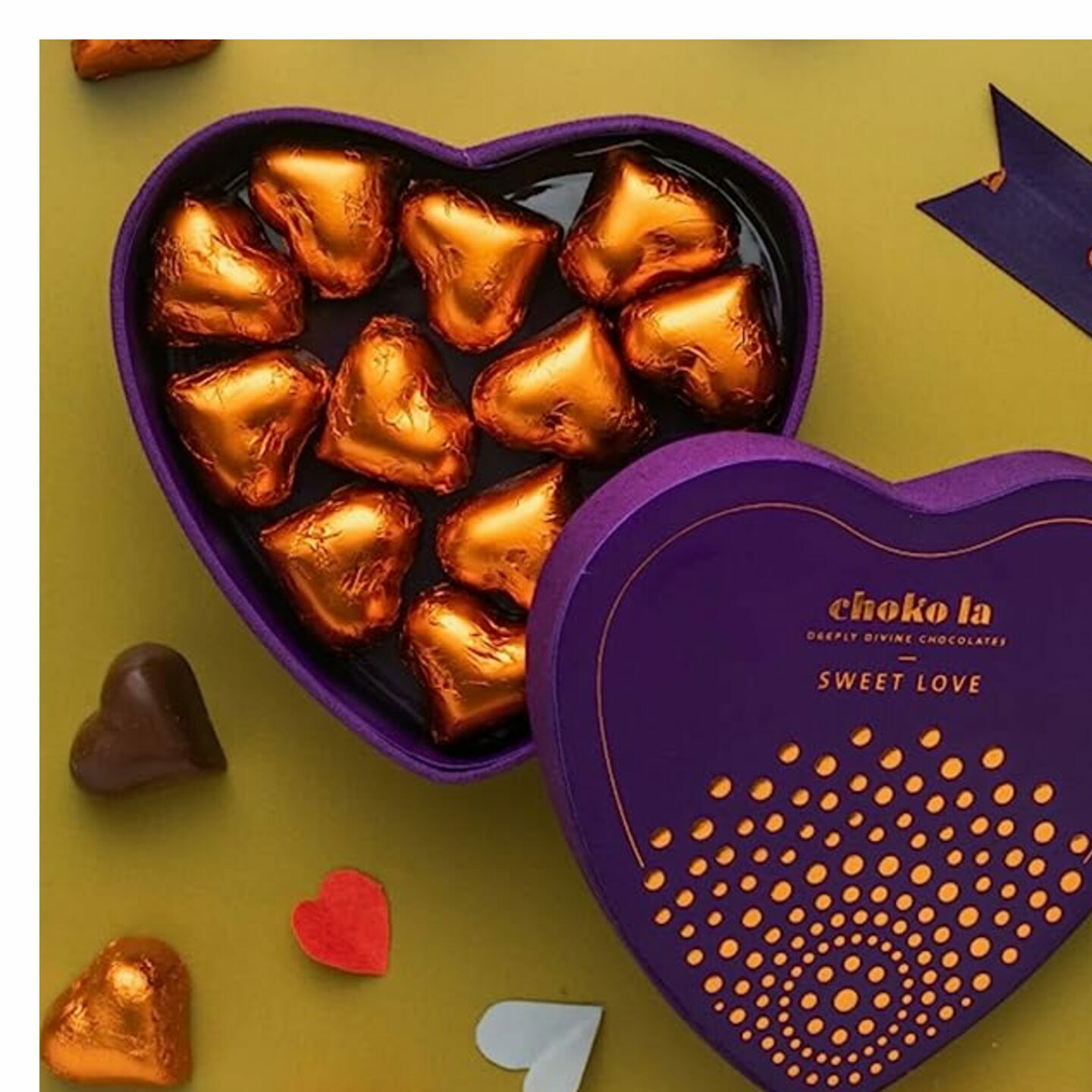 Chokola Valentine Sweet Love Heart Shaped Chocolates Gift pack