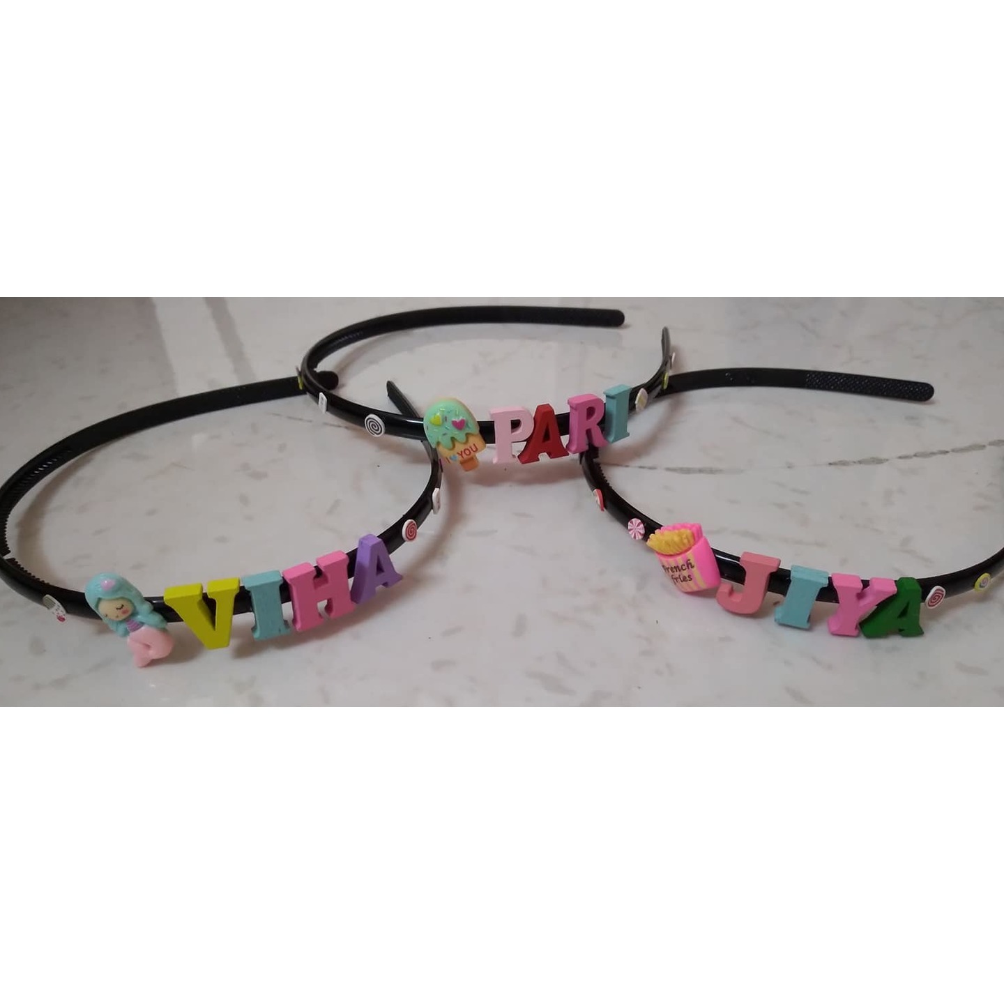 Hand Painting hair belt 