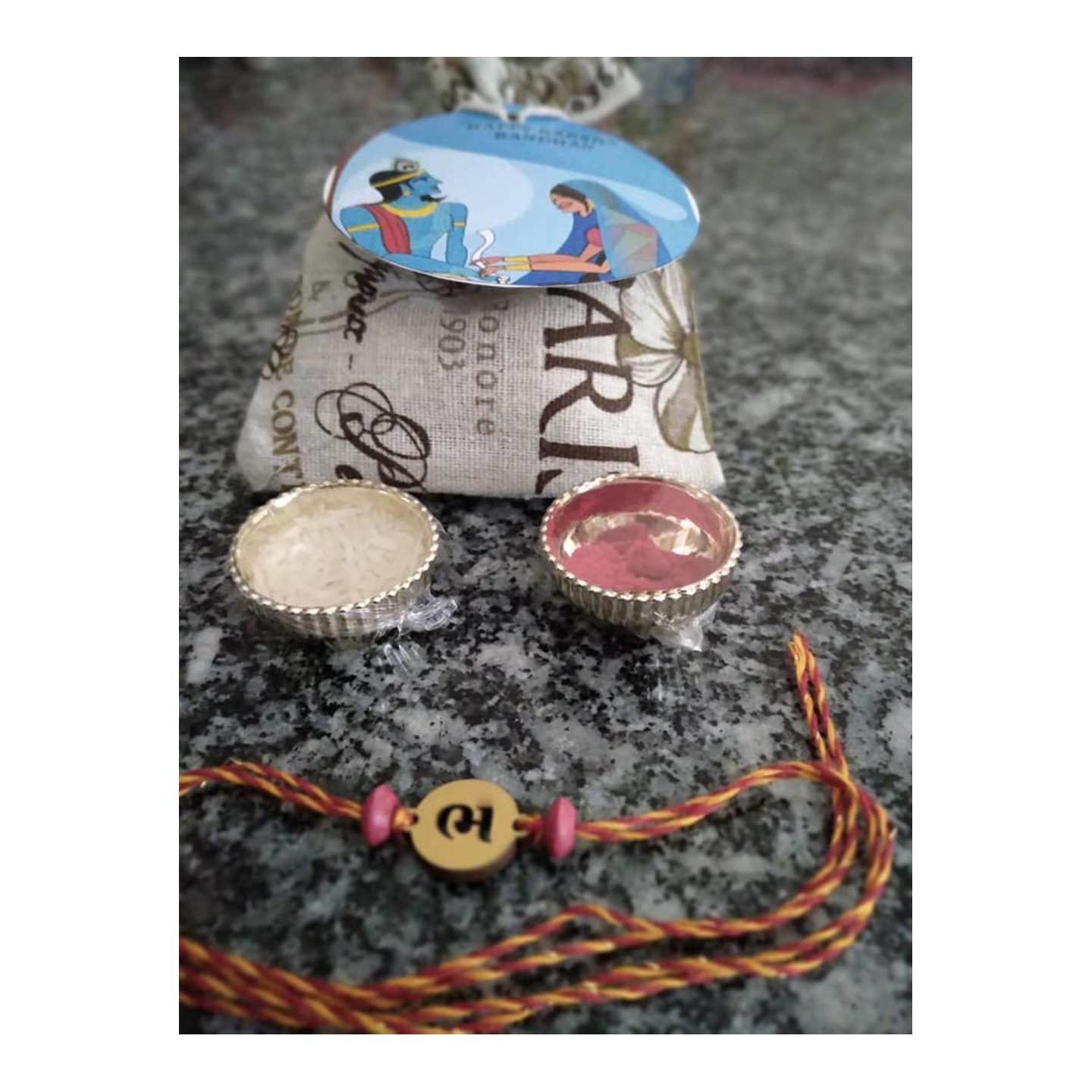 Hand Painting Rakhi