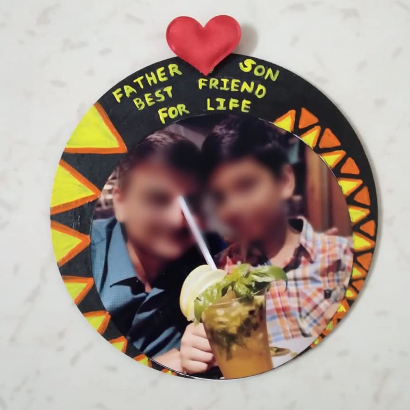 Hand Painting photo frame 