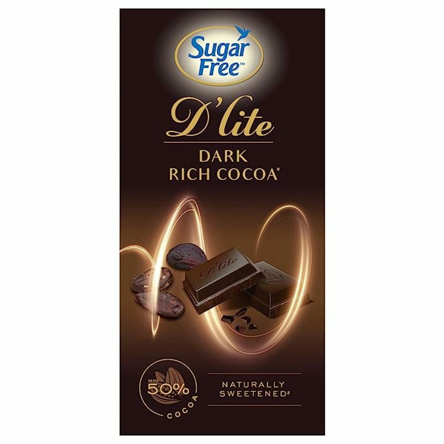 Sugar Free D'lite Rich Cocoa Dark Chocolate Bar