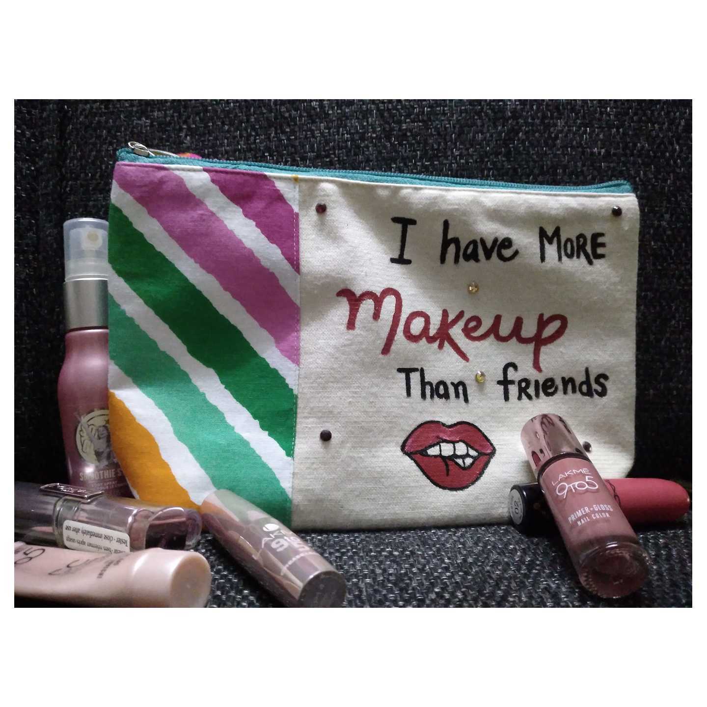 Hand Painting Makeup Pouch 