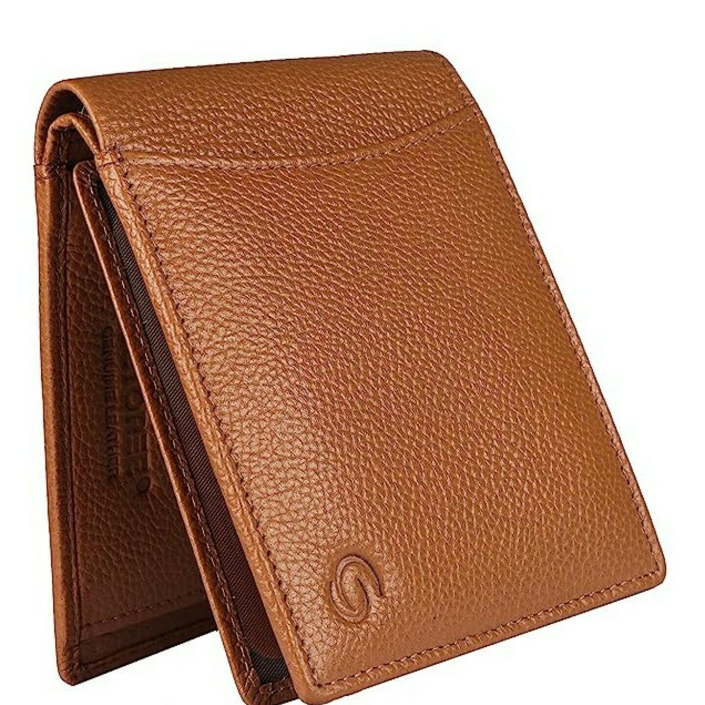 GETOREE Florence RFID Blocking Leather Wallet for Men 