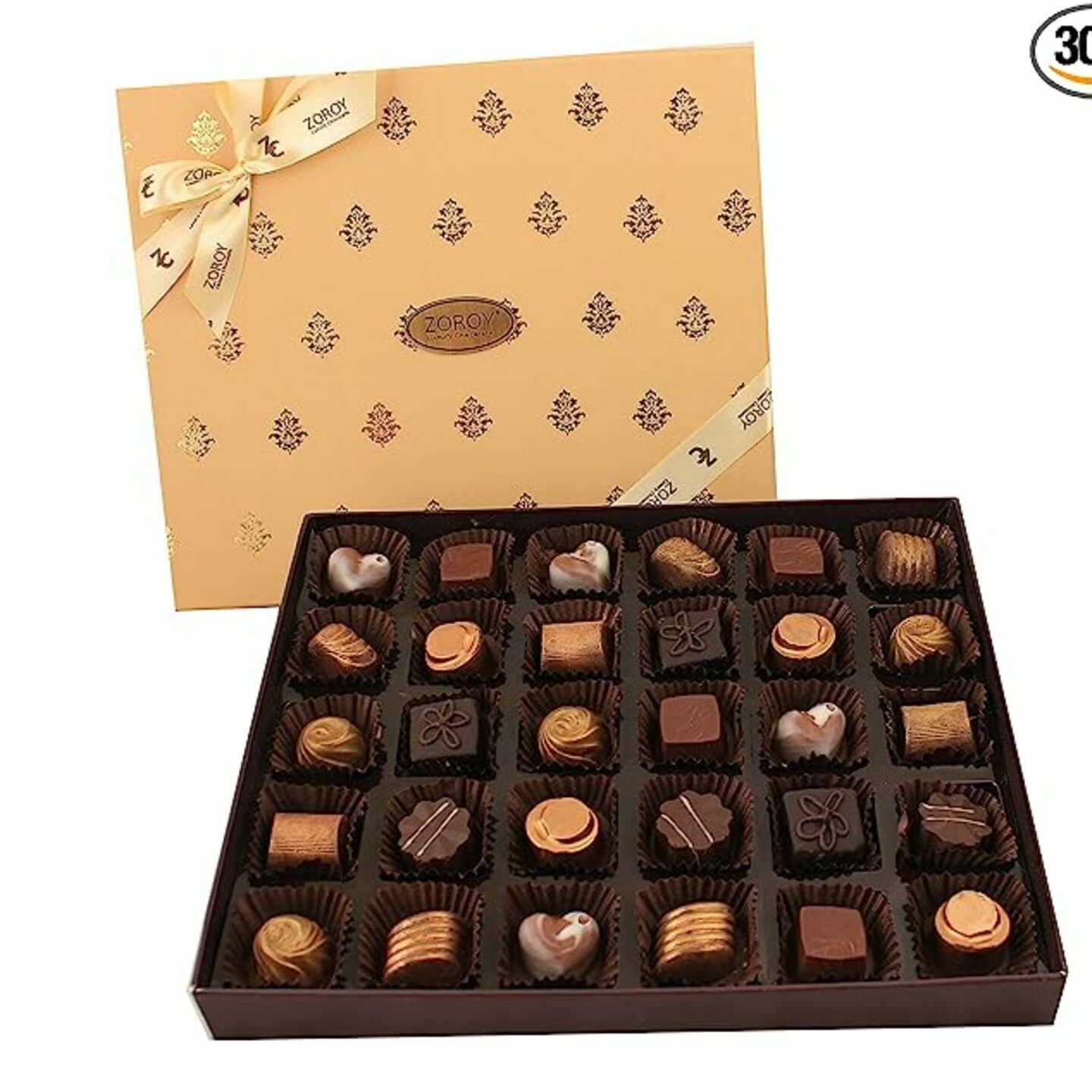 ZOROY Assorted Delite Box of 30 confection Chocolate