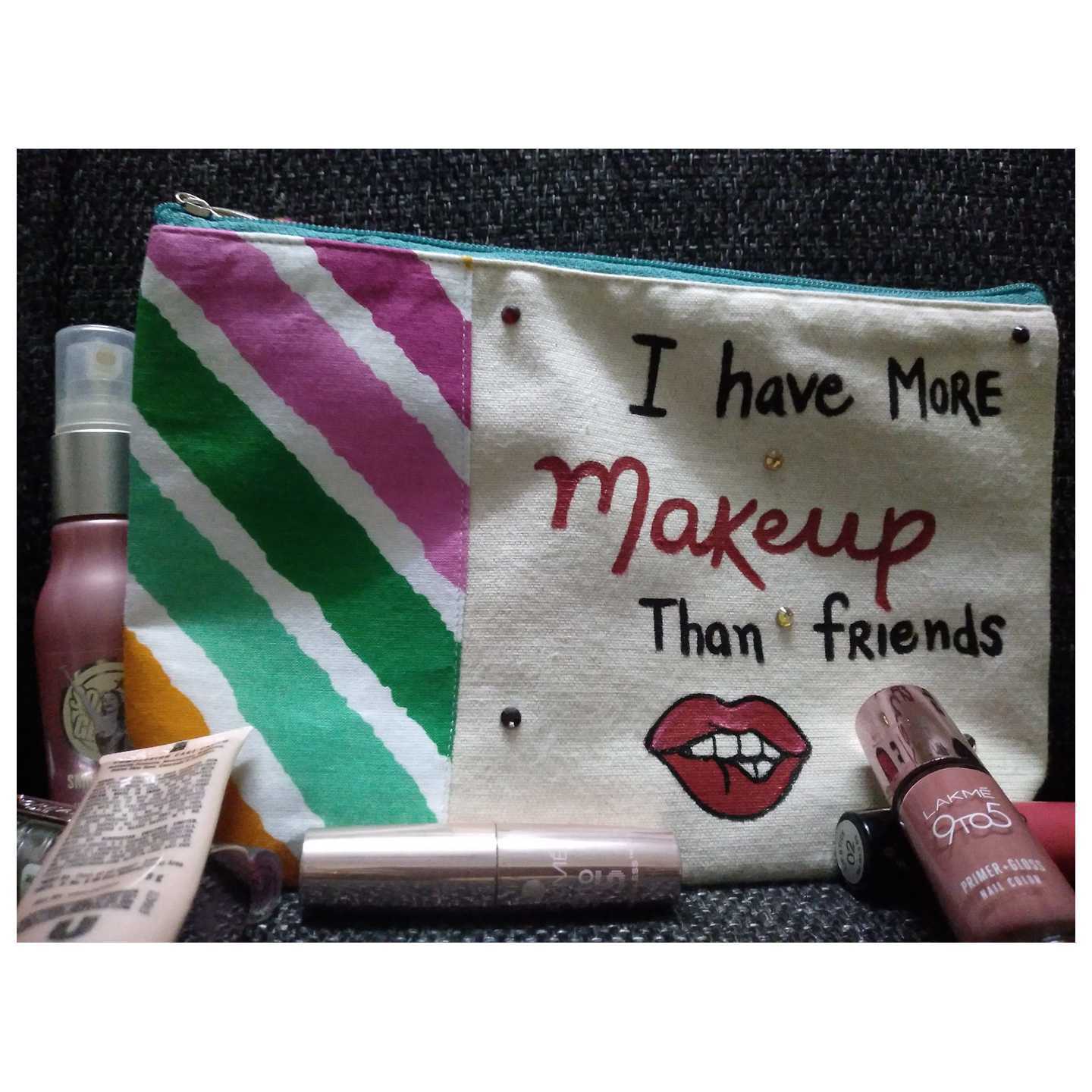 Hand Painting Makeup Pouch 