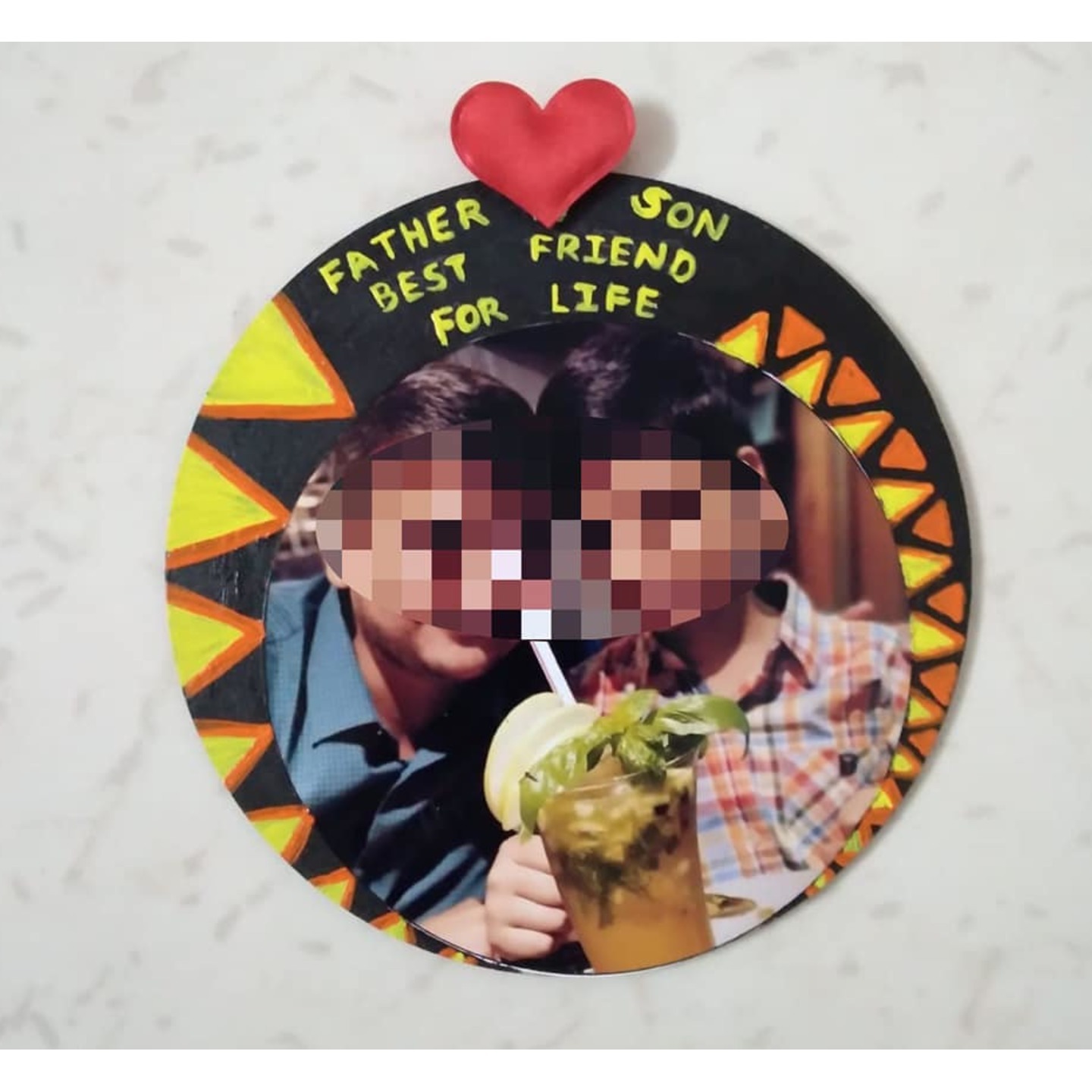 Hand Painting photo frame 