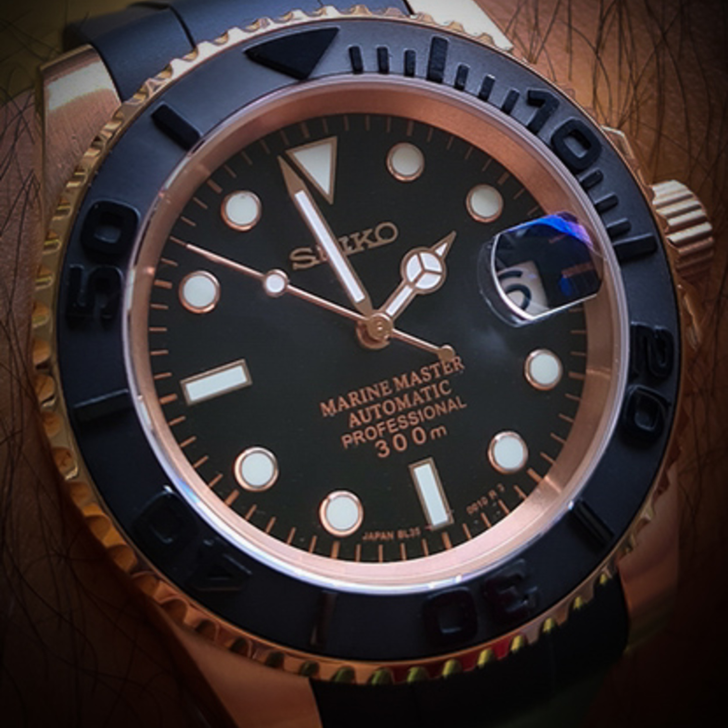 Seiko Rosegold Yachtmaster