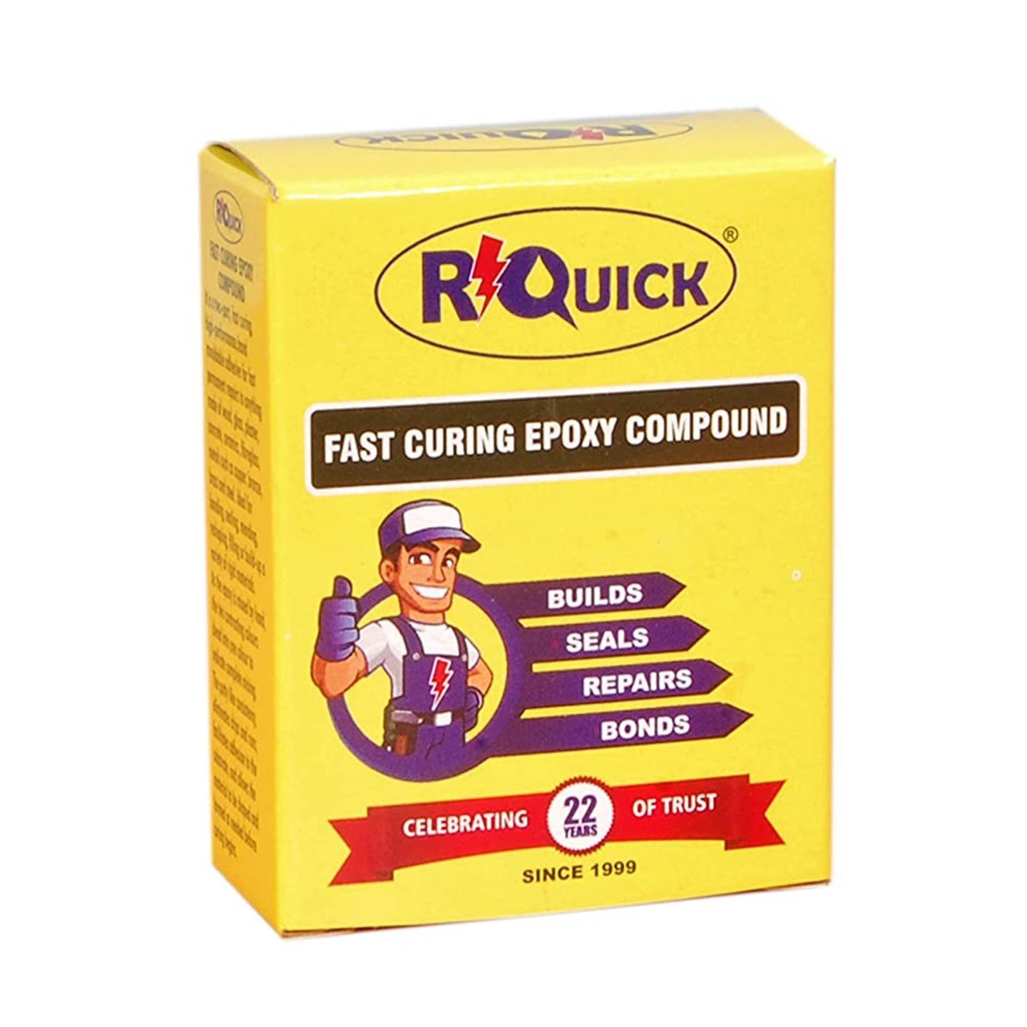 RQuick High Performance SEAL - Fast Curing Epoxy Compound Epoxy Putty Adhesive For Stopping Leakage, Fixing, Bonding, Gap Filling and Repairing - 80g