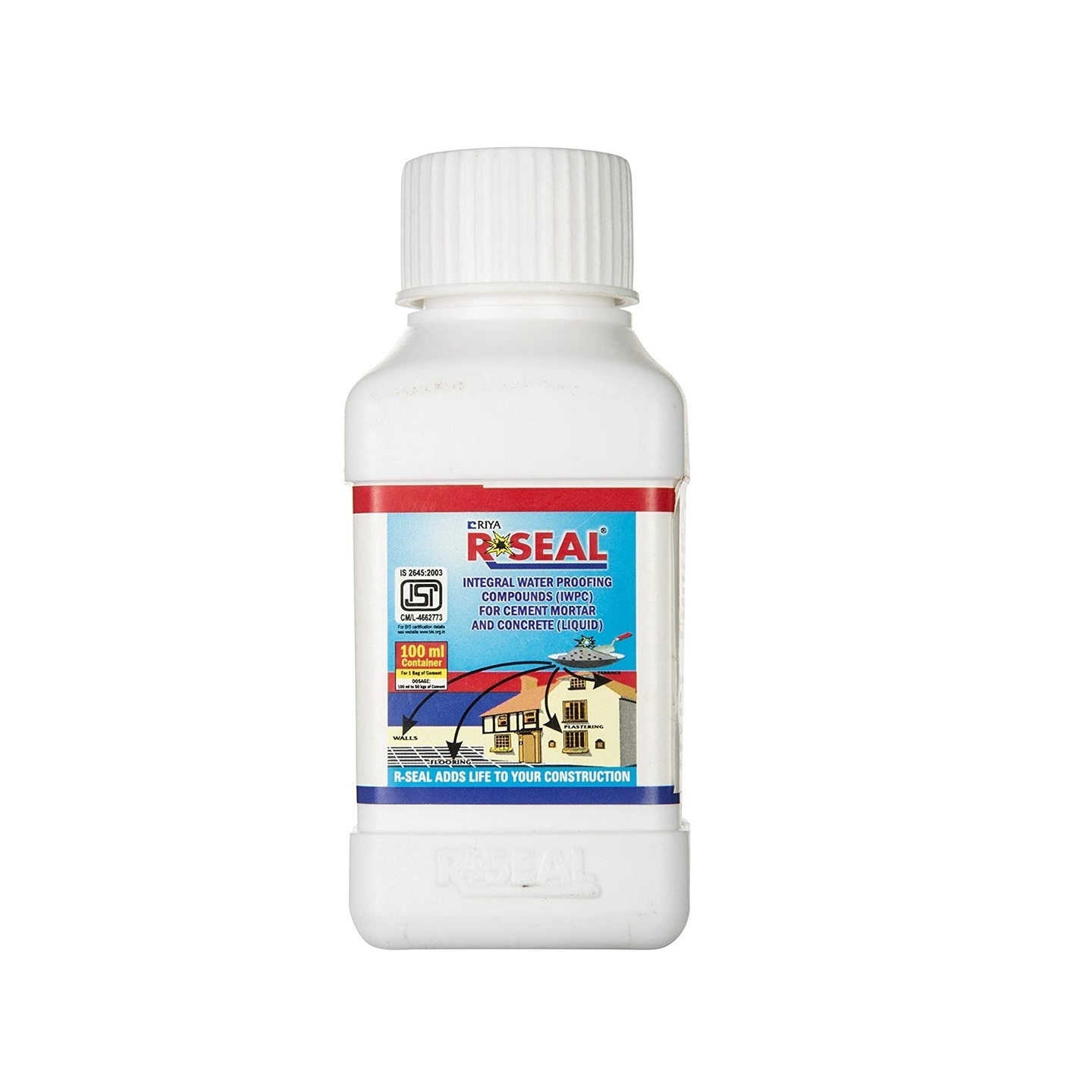 R-SEAL Water Proofing Compound Liquid ISI Quality Certified - 200 ml