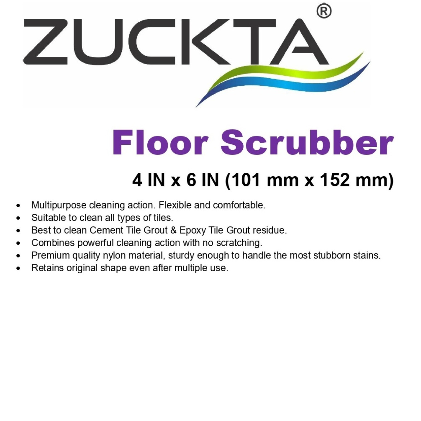 ZUCKTA Floor Scrubber