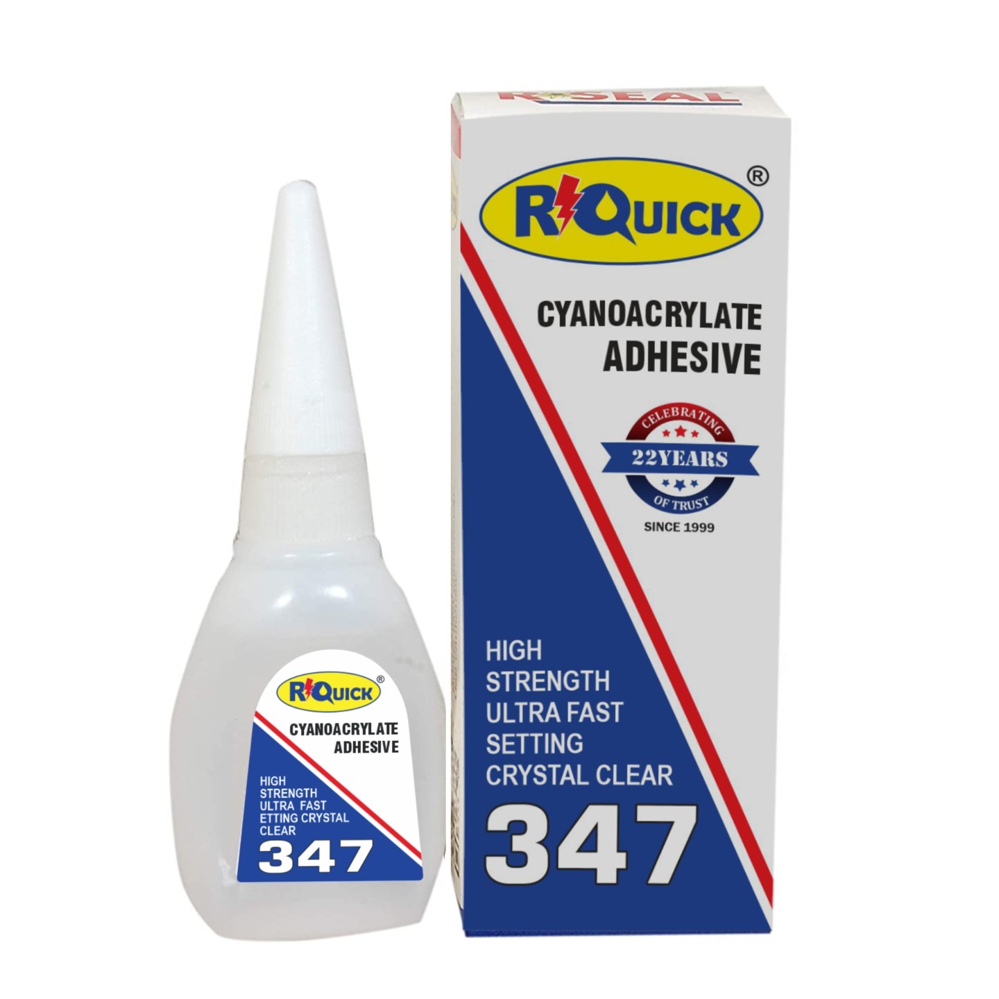 RQuick 347 Super Glue 20g - Cyanoacrylate Instant Adhesive