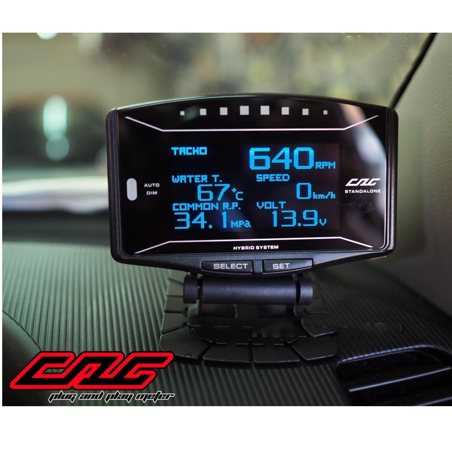 CAG StandAlone OBD2 Digital Gauge