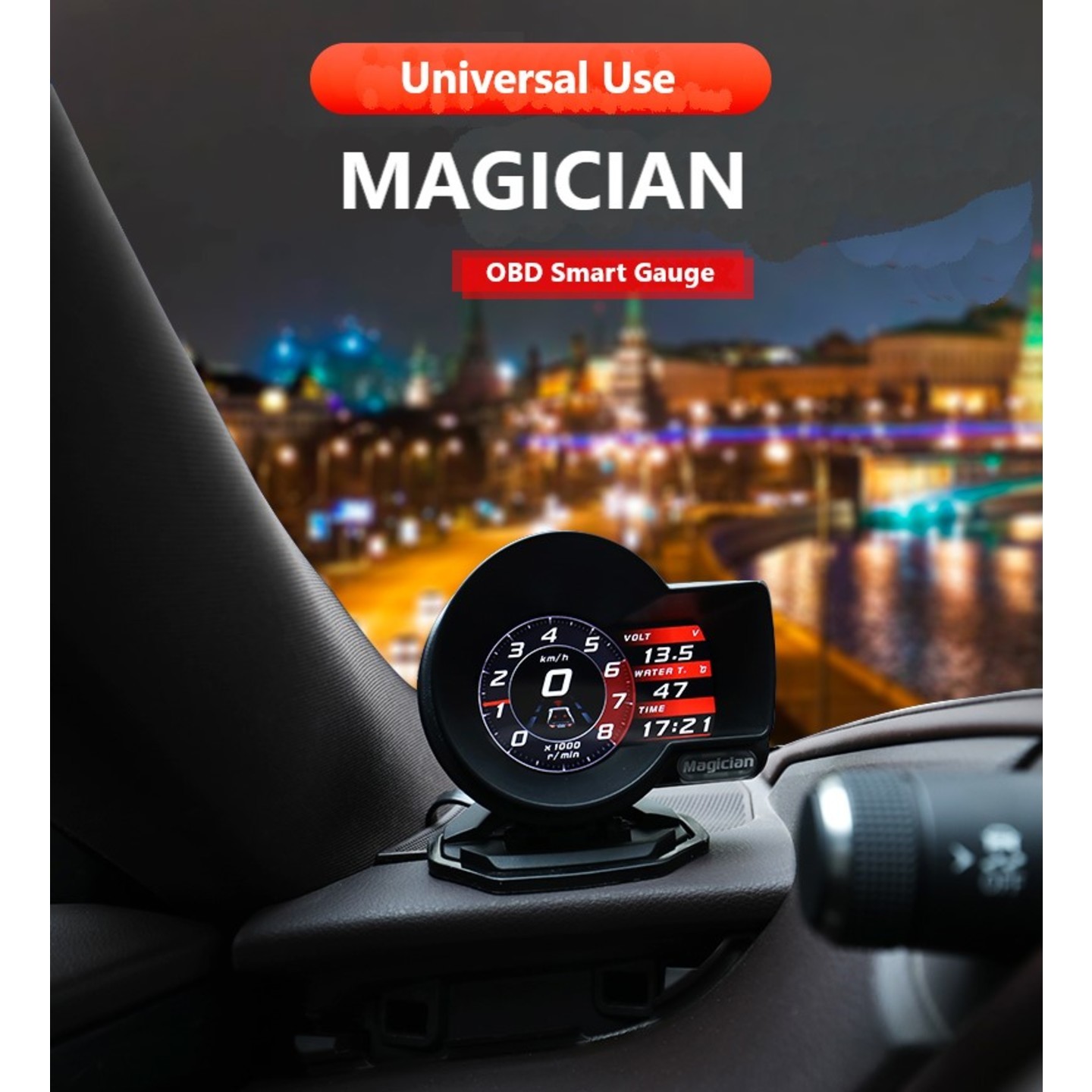 Magician F835 OBD2 Digital Gauge