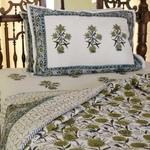 Olive Blues Dohar - Double Sided