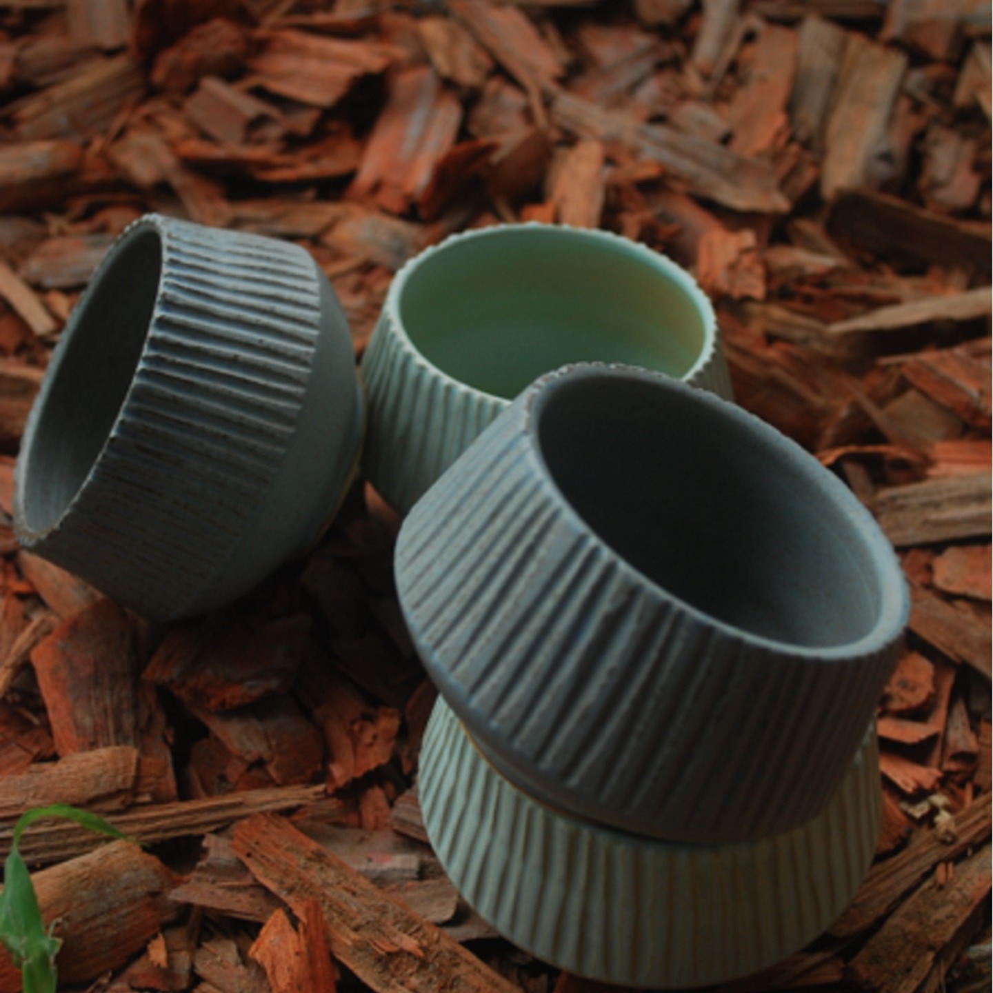 Carved Ceramic Bowl