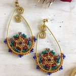 Earrings - Beads and Knots