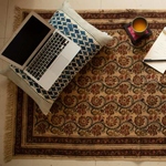 Dhurrie - Kalamkari Hand Block Printed