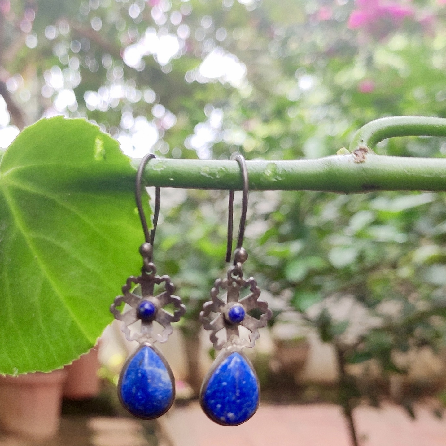 Brilliant Blue Lapis Lazuli - Earrings