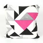 Muticoloured Zigzag Cushion Cover