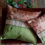 Leafy green - Cushion Cover